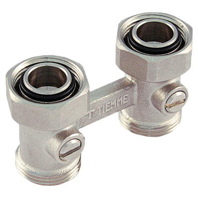 Блок радиаторный прямой 3/4 х 3/4 х 18, (3391N0505). TIEMME (Италия)