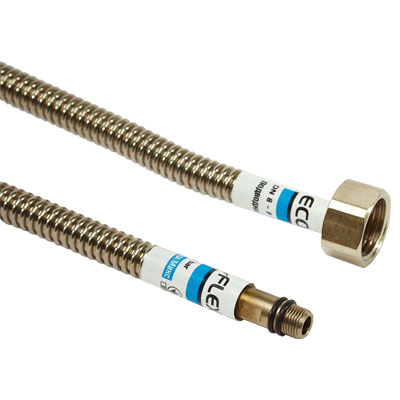 Шланг для смесителя М10 х 1/2 80 см, ECO-FLEX