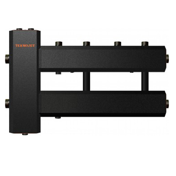 Коллектор В с гидрострелкой 2+1 контур без изоляции подкл 11/4 НР-1 НР ΔT=10°C: 60 кВт