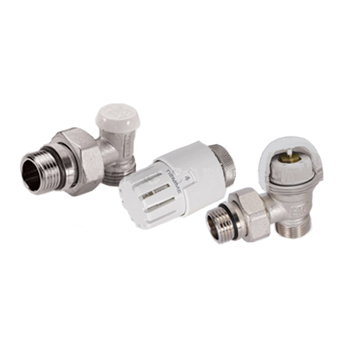 Комплект с преднастройкой для радиатора угловой 1/2 х 1/2 х 16 (332H0404KIT), TIEMME (Италия)