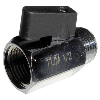 Кран шаровый mini В-Н 1/2  (2901N2804), TIEMME (Италия)