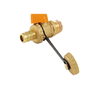 Кран шаровый Tmax=180°C заливки/слива 1/2 с уплотнением (2991SUN2804) TIEMME (Италия)