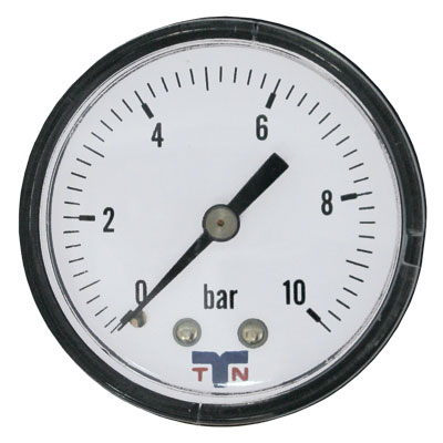 Манометр тыльный 0-10 бар D63 мм 1/4 (PA001)