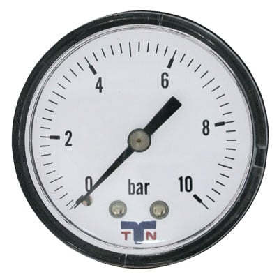 Манометр 0-10 Bar D63mm 1/4 (тильний) (PA001)