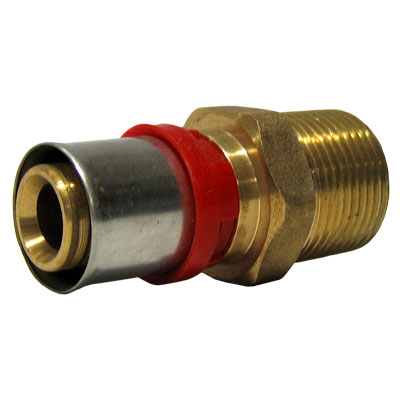 Пресс сгон 20 х 1/2 наружная (1650G002004CT), TIEMME (Италия)