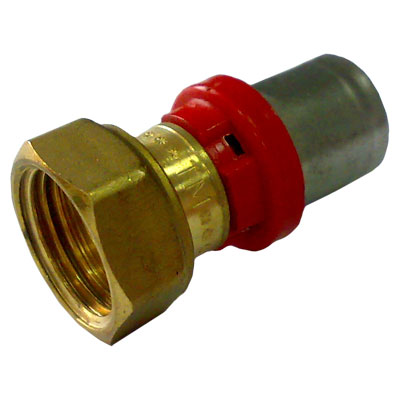 Пресс сгон с накидной гайкой 16 х 3/4 внутренняя (1665G001605CZ), TIEMME (Италия)