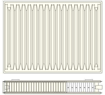 Радiатор 22К*300*600 (IMAS)