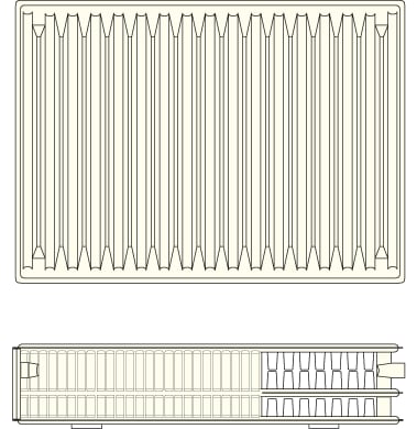 Радiатор 33К*300*600 (IMAS)