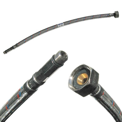 Шланг с длинным концом М10 х 1/2, 30 см, FIL-NOX (Испания)