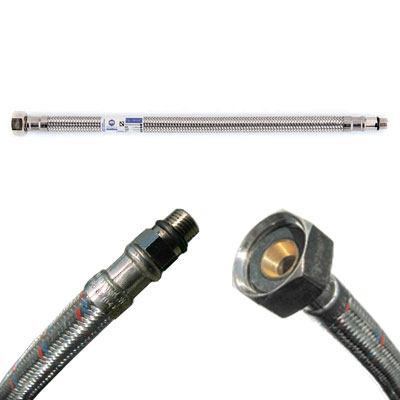 Шланг с коротким концом М10 х 1/2, 40 см, FIL-NOX (Испания)