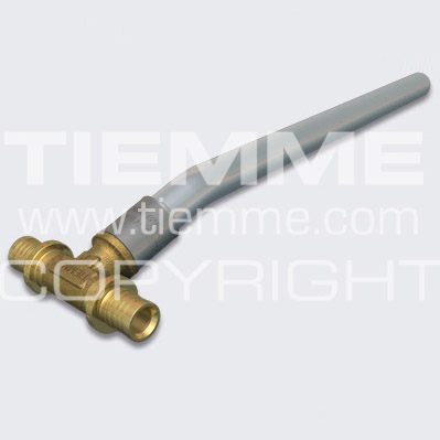 Тройник для радиаторов с трубкой 300мм 16 x 2,2 - 15 - 16, Tiemme (Италия)